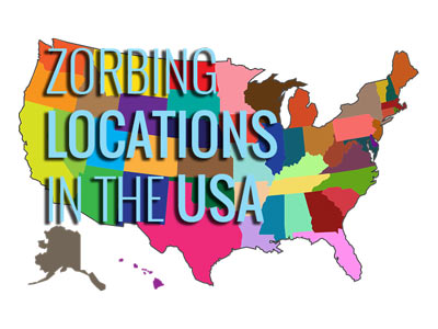 zorbing locations in the USA