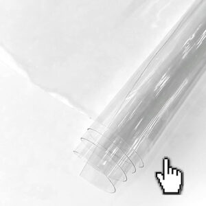 A sheet of clear PVC for making patches