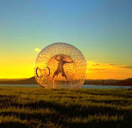 Zorb Ball or Human hamster Ball with no harness
