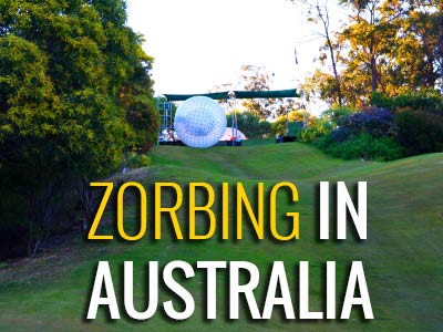 Zorbing On The Gold Coast In Australia
